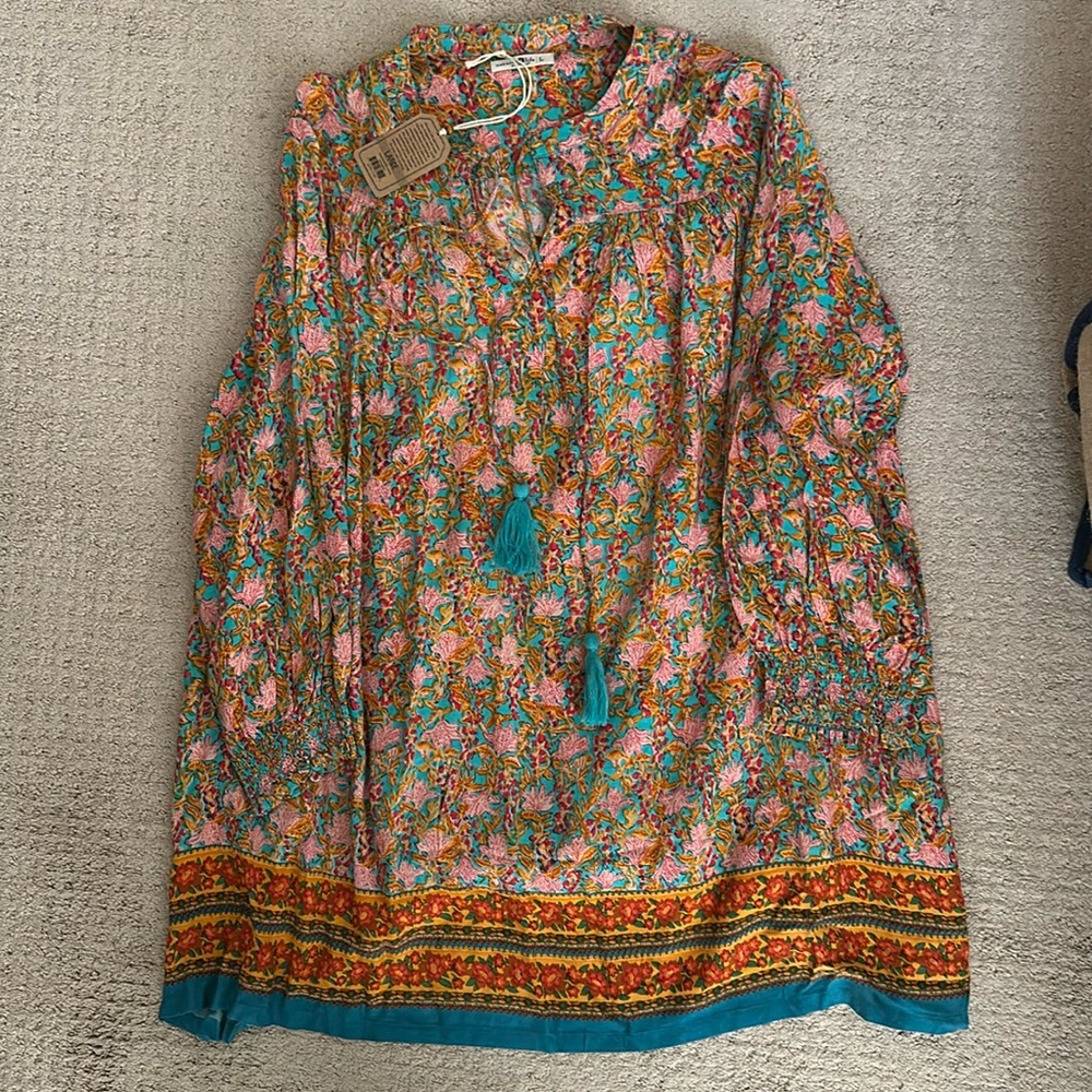 Natural Life long sleeve mini dress